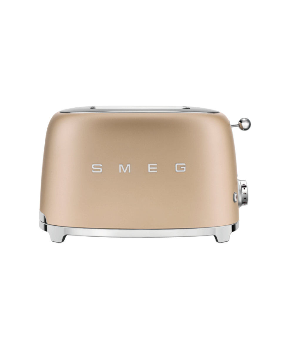 【新品未使用】SMEG スメッグ トースター (シャンパンマット) SMEG TOASTER(トースター) ChampagneMat(シャンパンマット) | SMEG