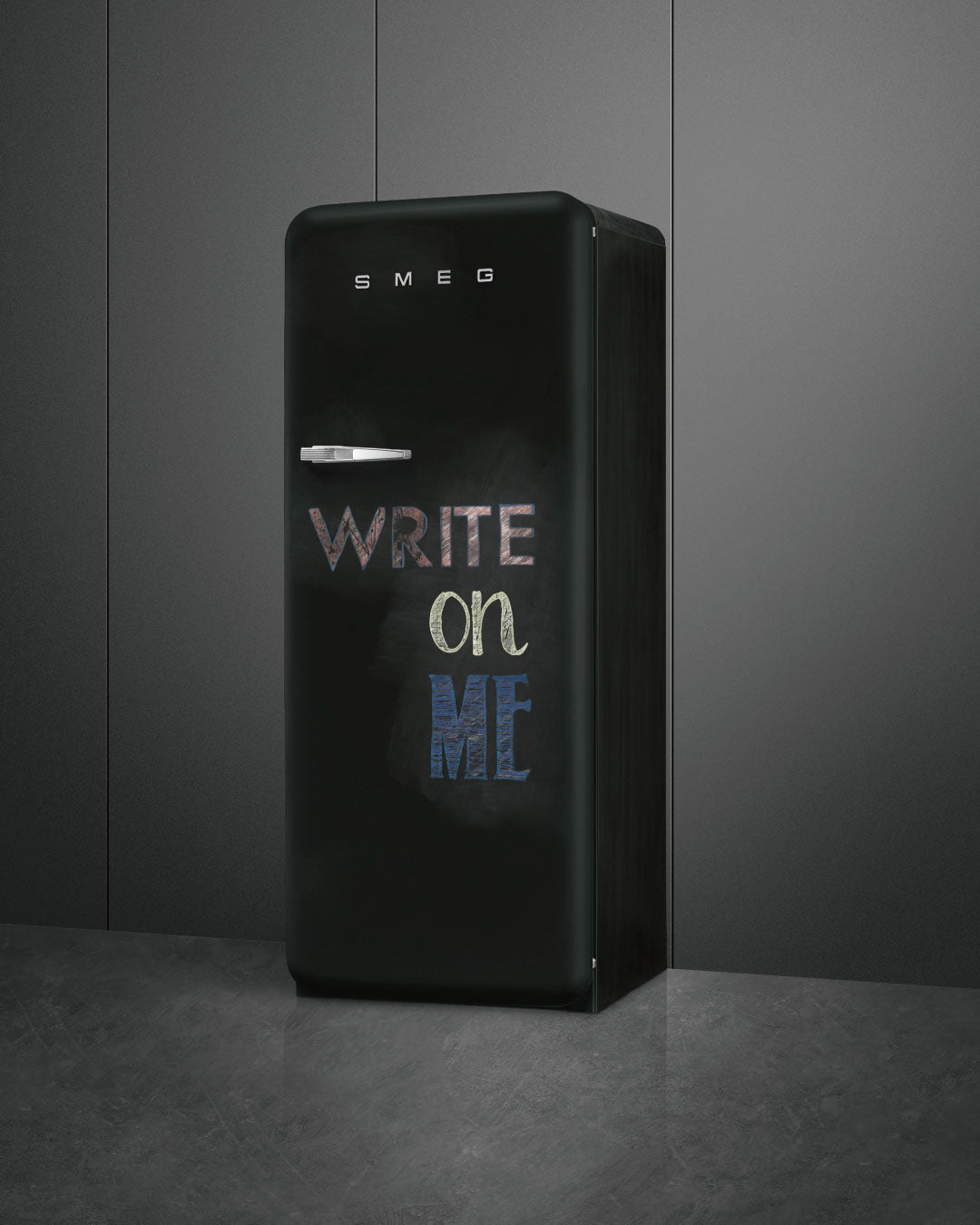 SMEG FAB28(冷蔵庫) Blackboard(Blackboard)(ブラックボード（黒板