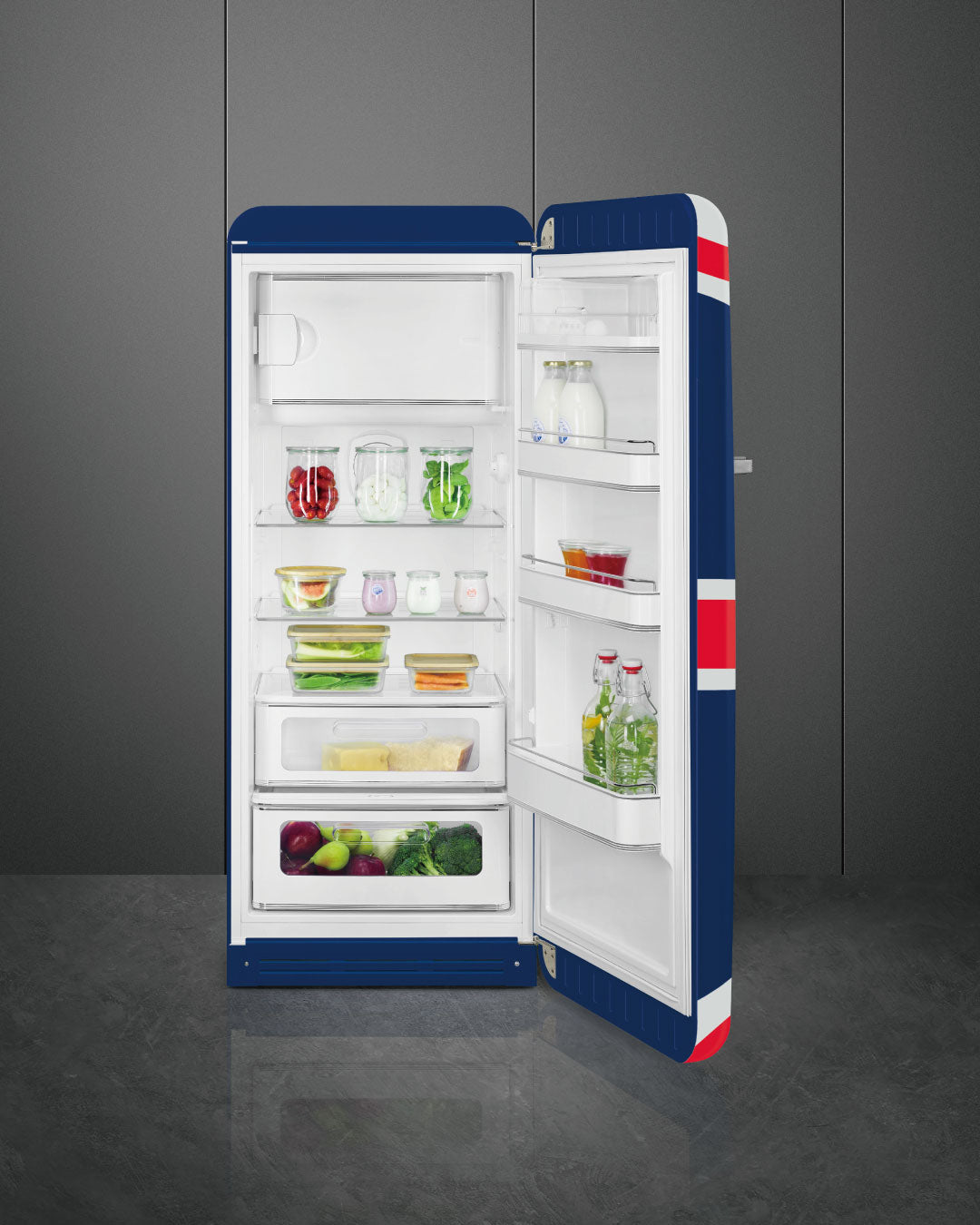 しゃけ中古SMEG イギリス国旗デザイン冷蔵庫 SMEG FAB28(冷蔵庫) UnionJack(ユニオンジャック) | SMEG (スメッグ