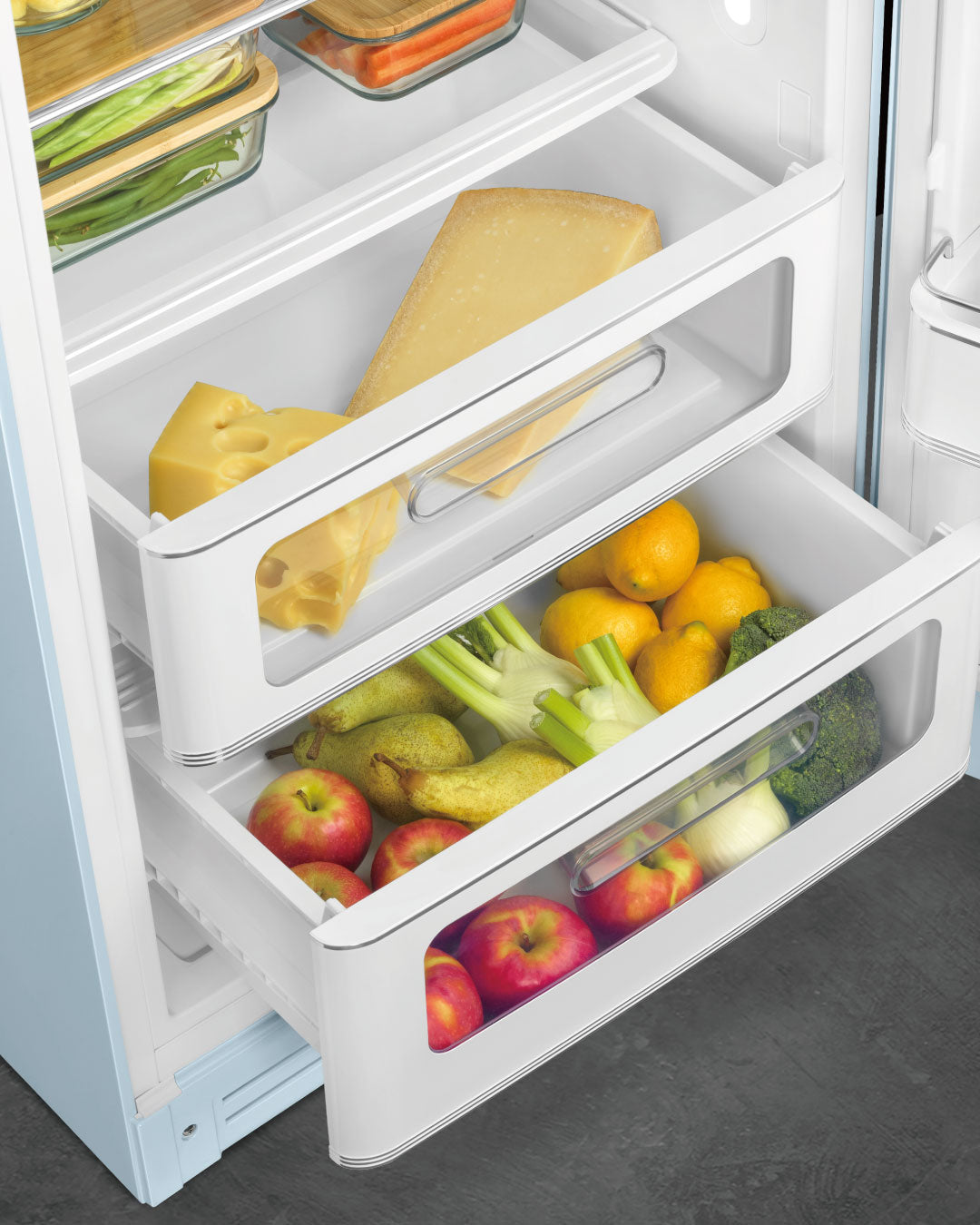 SMEG FAB28(冷蔵庫) PastelBlue(パステルブルー) | SMEG (スメッグ