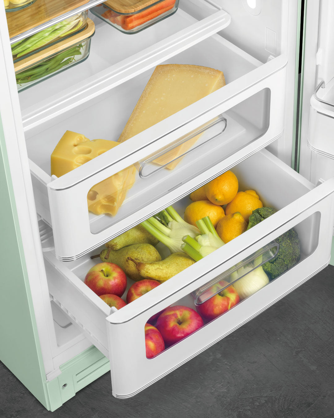 SMEG FAB28(冷蔵庫) PastelGreen(パステルグリーン) | SMEG (スメッグ