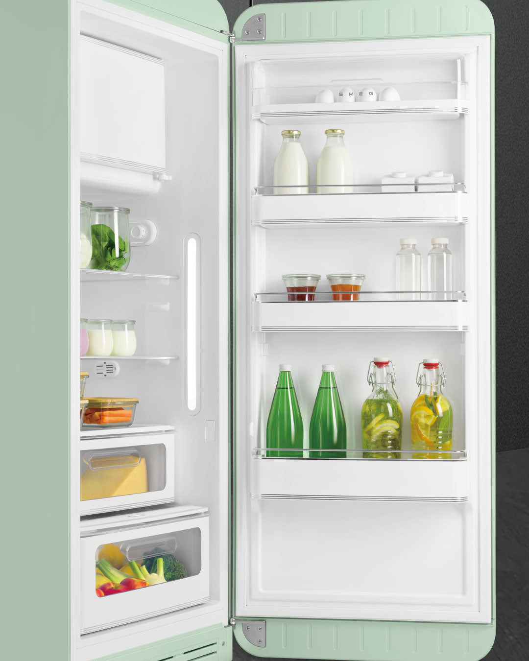 SMEG FAB28(冷蔵庫) PastelGreen(パステルグリーン) | SMEG (スメッグ
