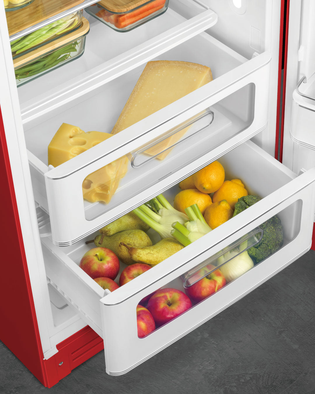 SMEG FAB28(冷蔵庫) Red(レッド) | SMEG (スメッグ) 日本総輸入代理店